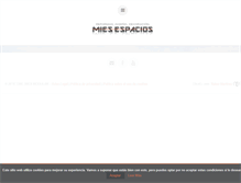 Tablet Screenshot of miespacios.com